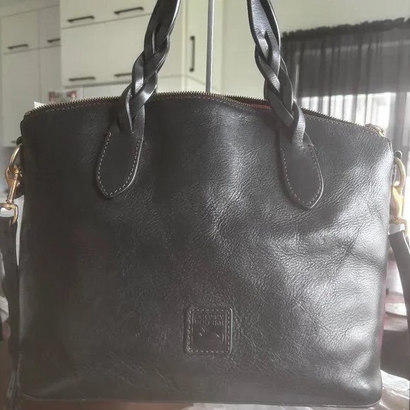 Dooney & Bourke Black Leather Satchel - BAG SALE! - Picture 3 of 14